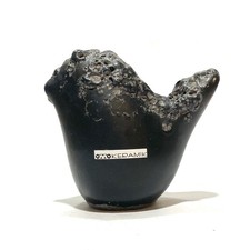 Otto Keramik Bird in Black Fat