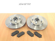 Toyota Starlet GT Turbo Glanza Rear Brake Discs & Pads EP82 EP91 (Non-ABS)