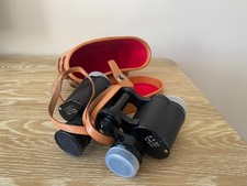 Vintage Binoculars 8x30 7.5 degree Toko Cadet with Original Case, Japan No.59528