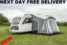 Sunncamp Swift 325 SC Caravan Porch Awning With Rear Upright Pads 2024 - SF2065