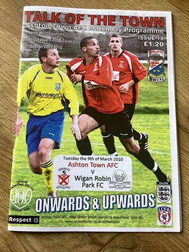 Ashton town wigan robin park - town,