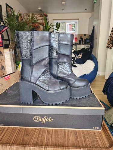 Buffalo platform boots retro - buffalo,
