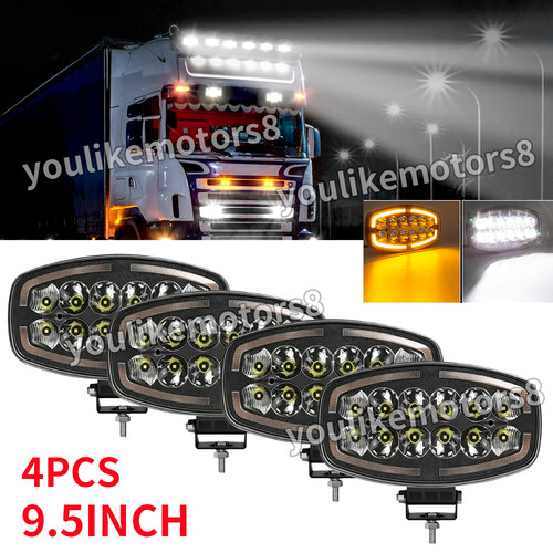 Amber white drl - amber, 4x