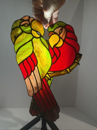 Vintage stained glass panel - vintage,