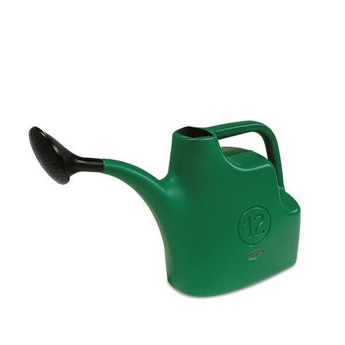 12l green watering can - green,