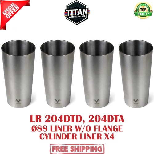 ø88 liner flange x4 - liner, x1