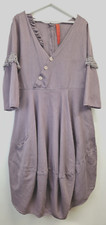 Ewa i Walla dress lagenlook linen cotton Size M oversized pit to pit 22" taupe17