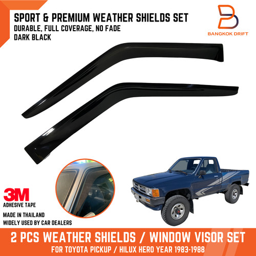 Weather shield window - shield, visor