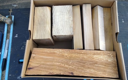 Hardwood pieces bowl blanks - hardwood,