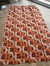 Vintage 1970s Geometric Fabric