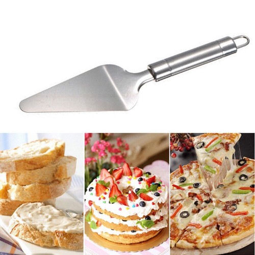 Stainless steel cake server - steel,