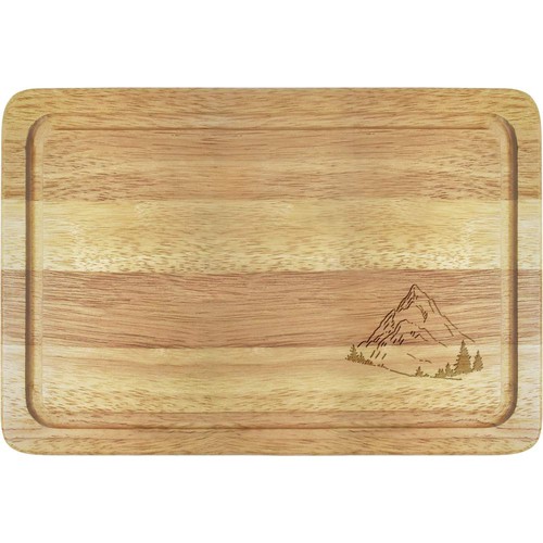 Simple mountain with trees - 'simple,