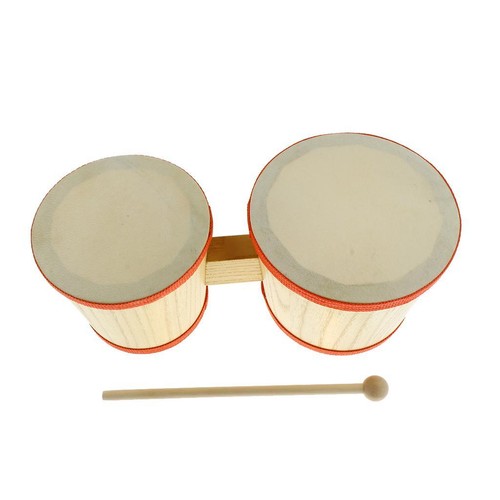 Wooden bongo drum diameter - bongo, 4