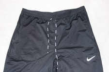 NIKE DRI-FIT PHENOM ELITE RUNNING TRACK PANTS BLACK SIZE MEDIUM MENS 28 LEG J68
