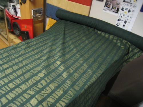 Dark green gold stripes - gold,