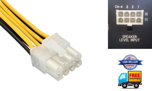 Pin speaker high level input - 8-pin,