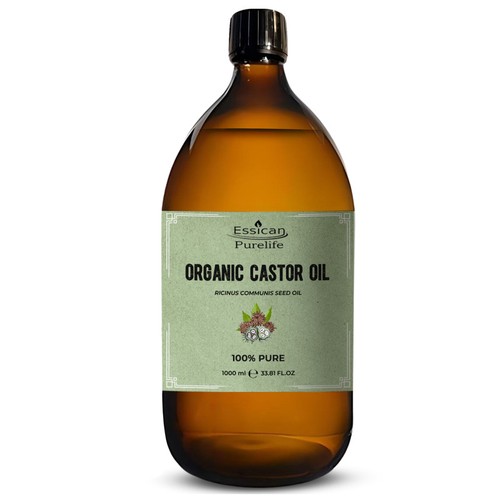Organic castor oil 1000ml - castor,