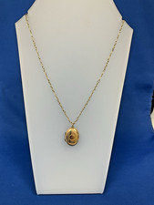 9ct Gold Locket on Fancy Link