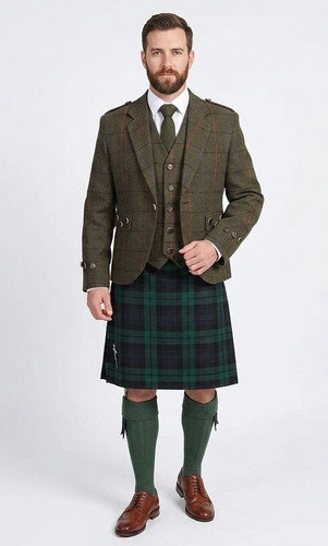 Scottish men argyle jacket - scottish,