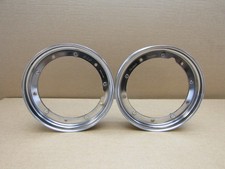 Piaggio Vespa Douglas 125 759 miles wheel rims pair (15234)