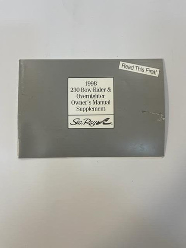 Sea ray owner manual 119 - -,