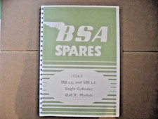 BSA B31,B32,B33,B34  PARTS