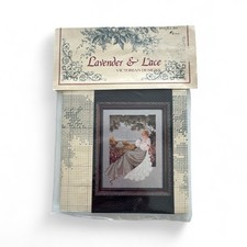 Lavender & Lace Nantucket Rose Counted Cross Stitch Pattern Victorian LL20