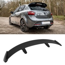 For Seat Ibiza MK3 MK4 MK5 Rear Roof Top Spoiler Wing Extension Lip Matte Black