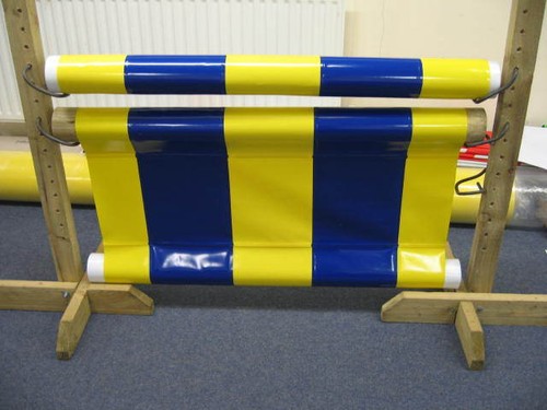 Skinny equestrian jump - "skinny",