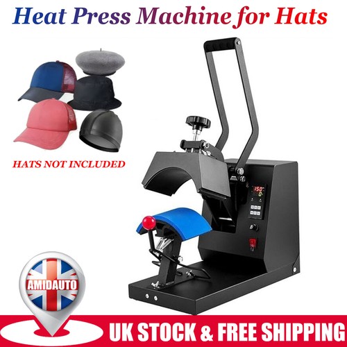 Cap heat press - machine, 8x14cm