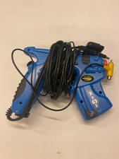 SONY PLAYSTATION 2 PS1 PS2 LIGHT GUN PISTOL BLASTER GAME Blue G-Con AV Mad Catz
