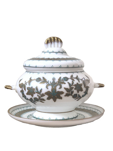 Antique moser bohemian painted - antique,
