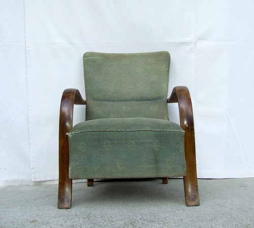 Art deco armchair - art, club