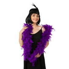 Luxury Feather Boa Purple