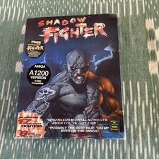Shadow Fighter Big Box Amiga Game A1200 Version Complete With Manual