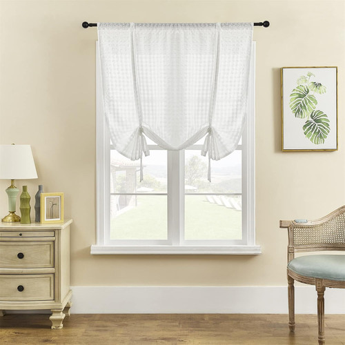 Roman tie blind curtain - blind,