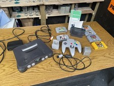 n64 console bundle with games And Controller