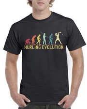 Top Gift T-Shirt for Dad: Evolution of Hurling Sports Cotton Comfort