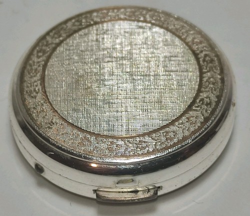Silver plated tiny pill - plated,