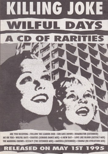 Killing joke wilful days - killing,
