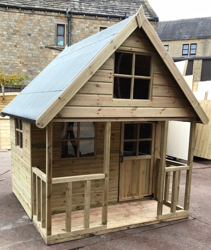 Children wooden playhouse - children's,