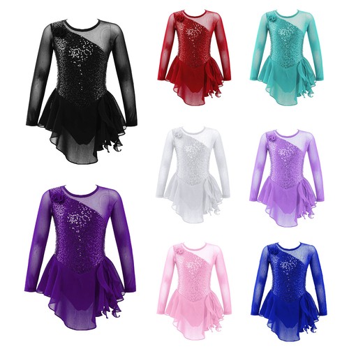 Girls figure ice skating dress - ice,