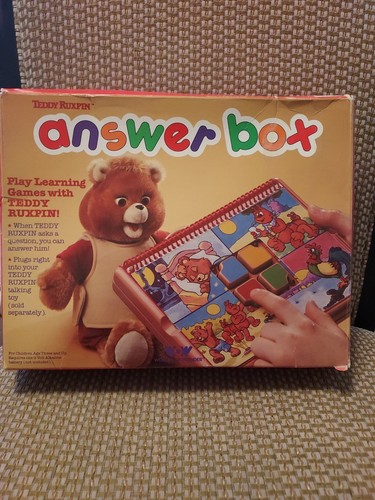 Vintage teddy ruxpin - teddy, answer