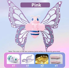 Electric Light Up Butterfly Fairy Wings Moving Angel Costume Toy for Kids Party