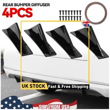 4PCS Universal Rear Bumper