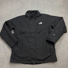 North Face Jacket Adult Large Black 3-In-1 Hyvent Lined Bomber Coat Men*