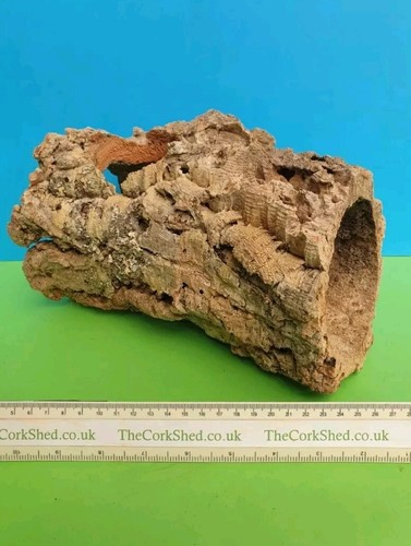Cork bark hamster tube - cork,