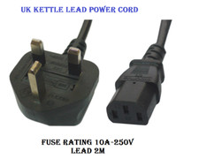 2M UK PC Monitor Mains Power