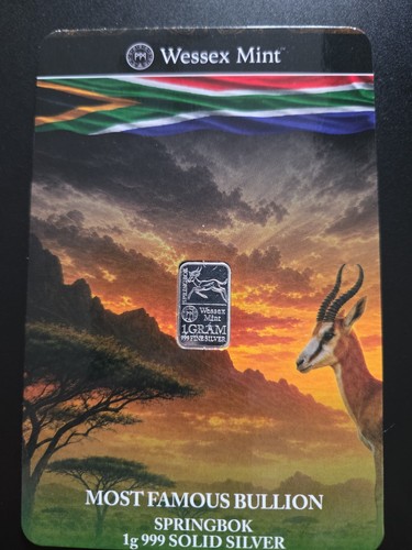 999 fine silver bar - 1g,