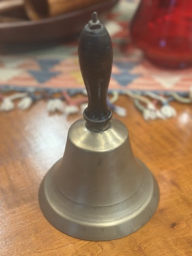 Brass school desk - bell,